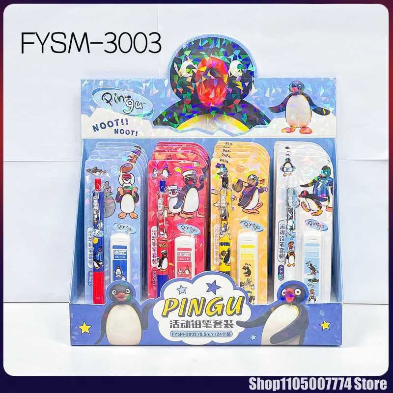 Stationery Supplier - Ensemble de crayons mécaniques Kawaii Pingu,