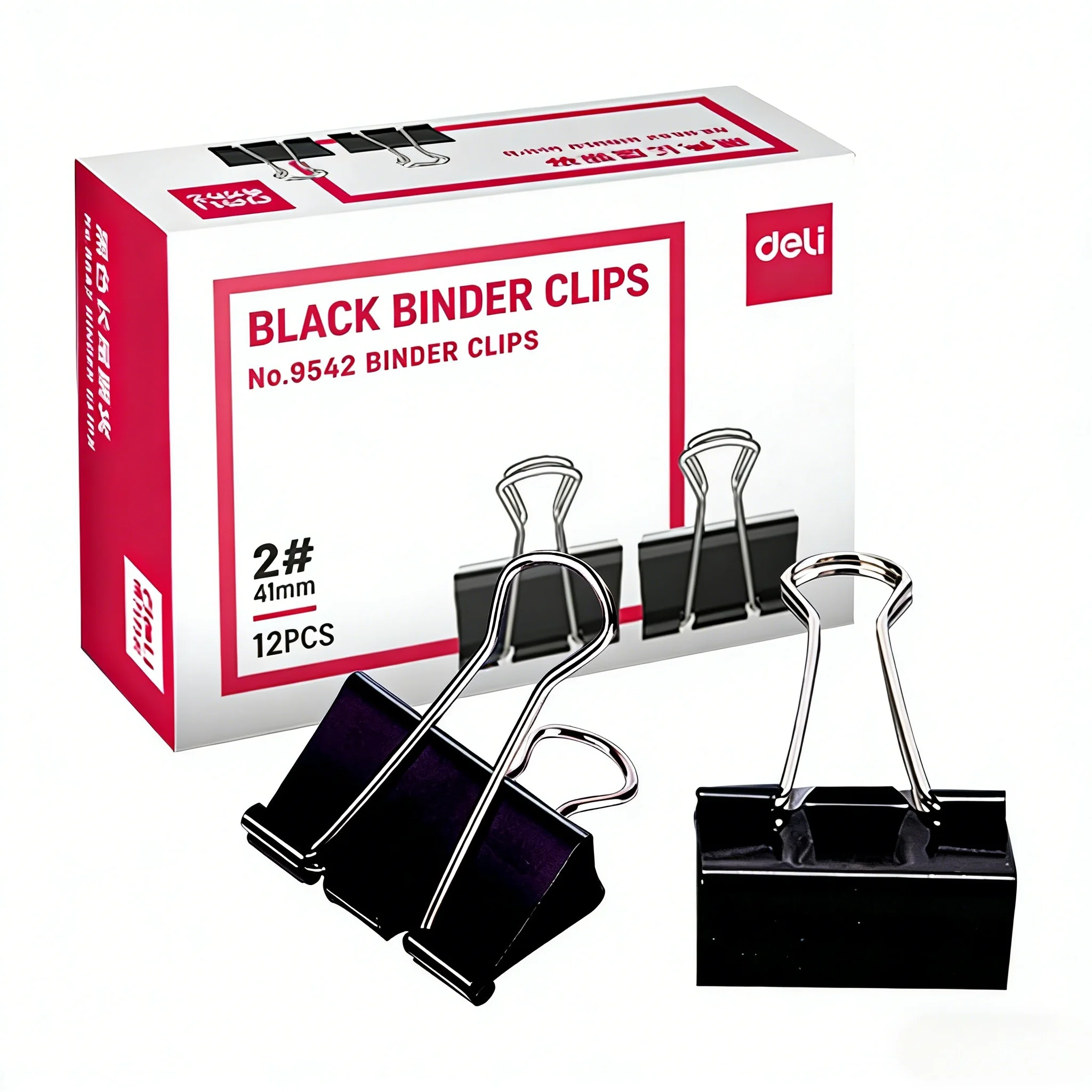 Clips de reliure noirs série 9 - Binder Clip Assorted avis et prix